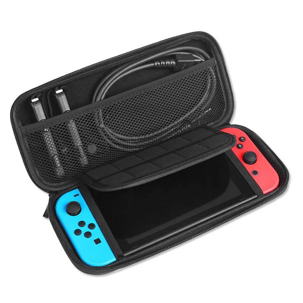 For Nintendo Switch Gaming Controller Carrying Case For Nintendo Switch Hard Shell Travel Storage With 5 Game Cartridge Slots