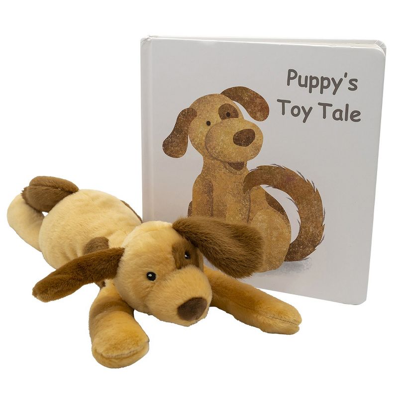 Mary Meyer Puppy Soft Plush & "Puppy's Toy Tale" Board Book - Plush & Book Set