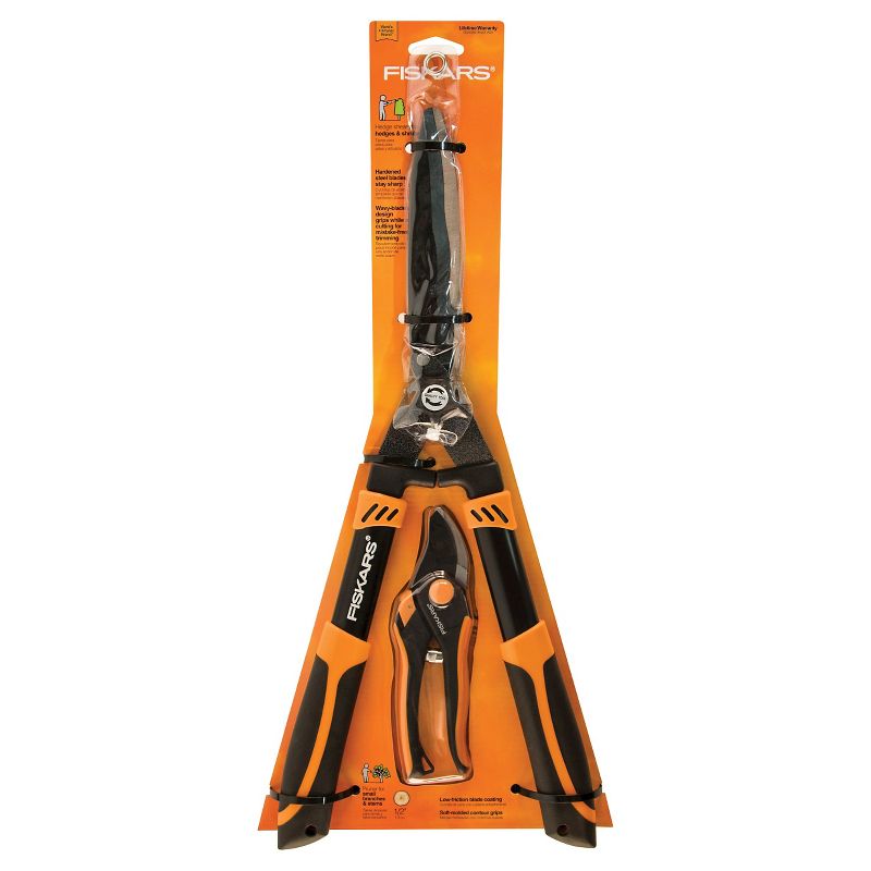 Fiskars 2pc Hedge & Shrub Care Set