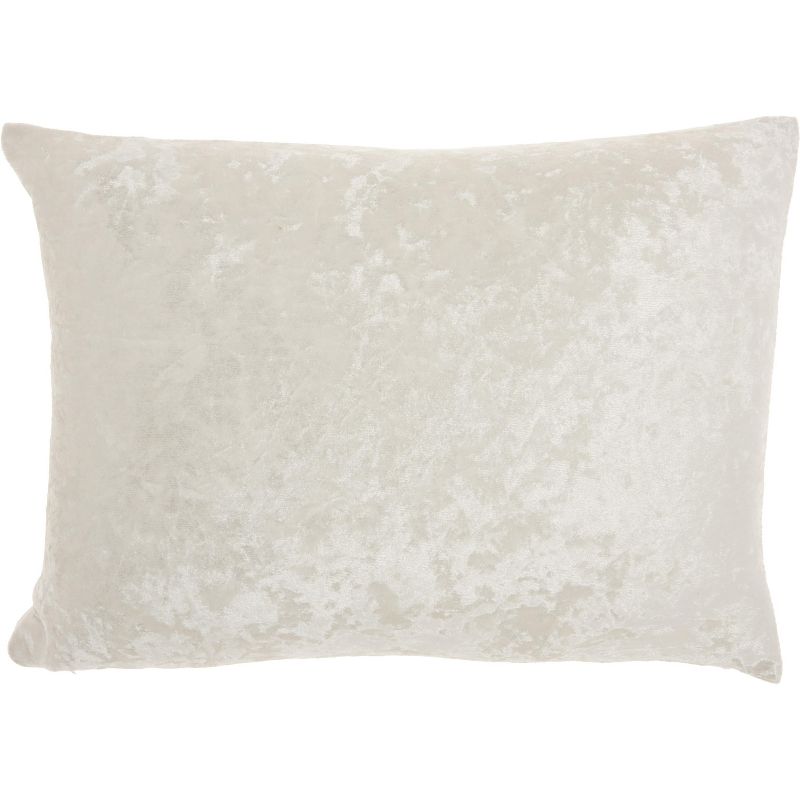 Nourison Luminecence Mr. Right Ivory Throw Pillow - 12"X18"