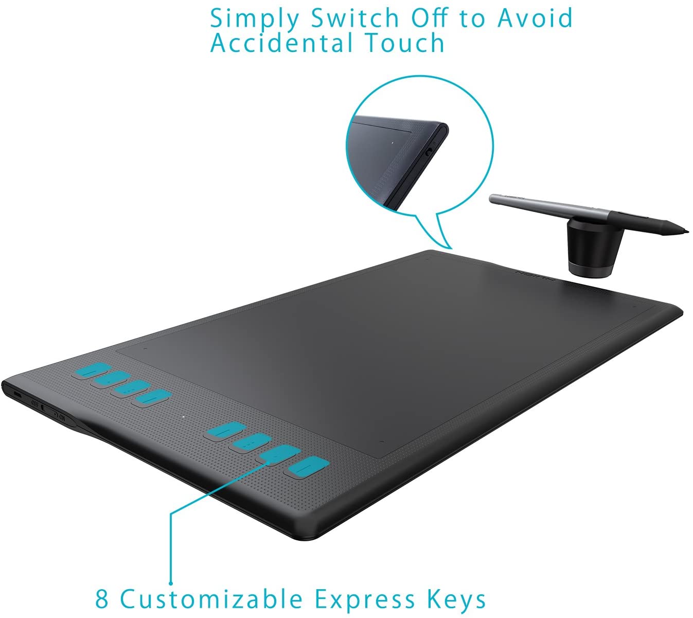 Huion Inspiroy Q11K Wireless Graphic Drawing Tablet with 8192 Pressure Sensitivity