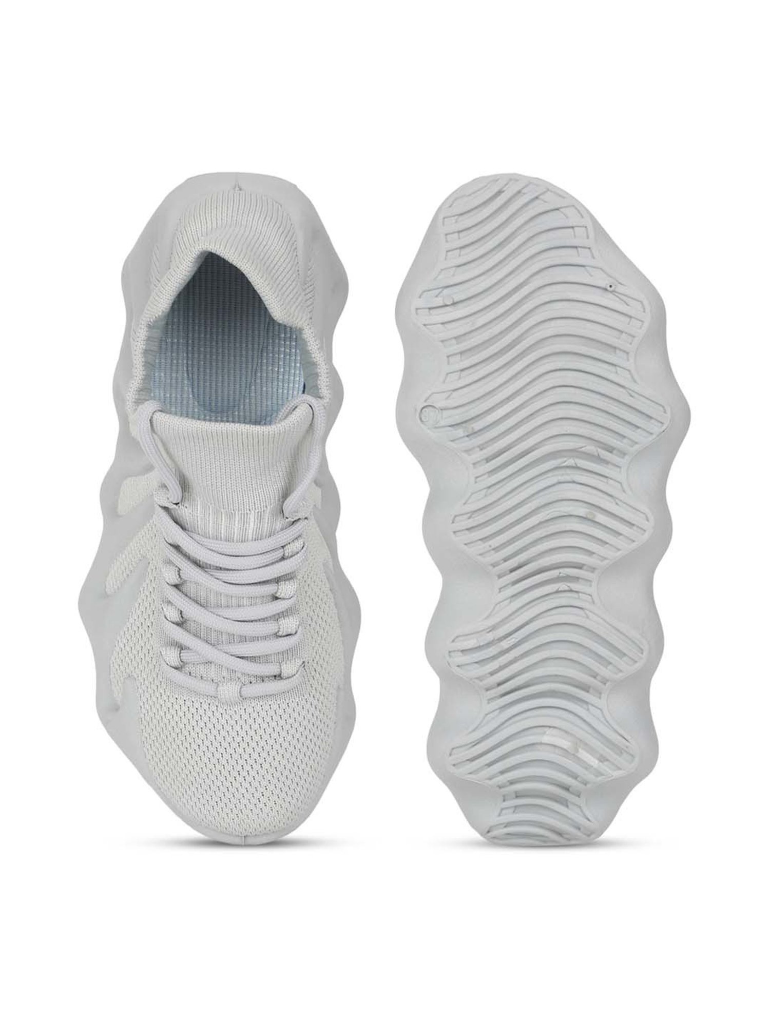 Truffle Collection Women's Grey Casual Sneakers