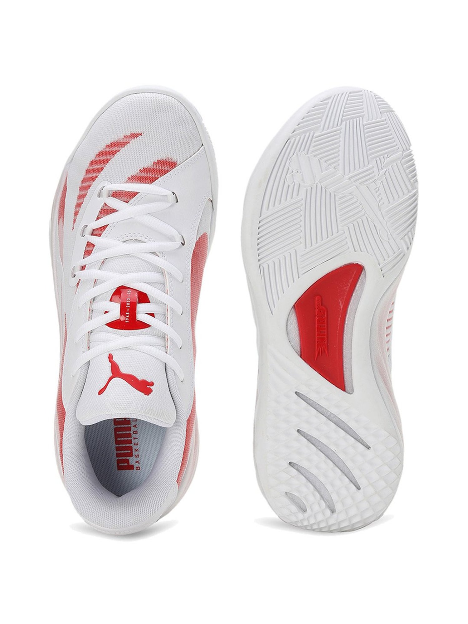Puma Men's All-Pro NITRO Team Red Basketball Shoes