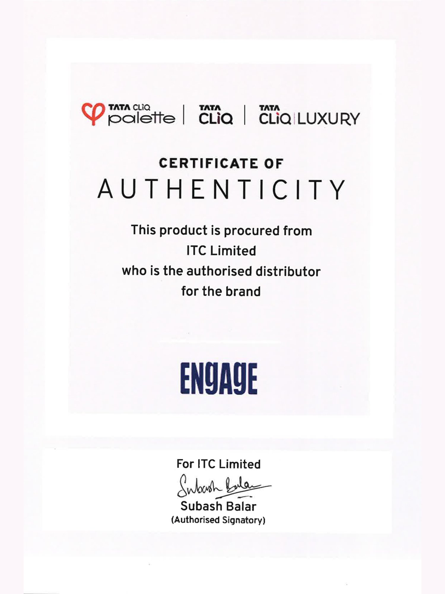 Engage L'amante Absolute Eau De Parfum for Men - 100 ml