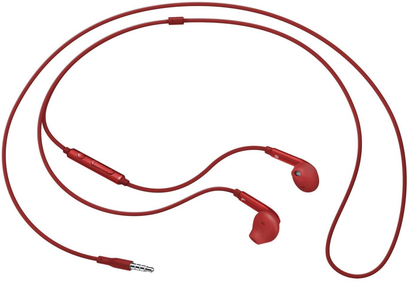 Samsung Active InEar Headphones for Universal/SmartPhones - Retail Packaging - Red - EO-EG920LREGUS