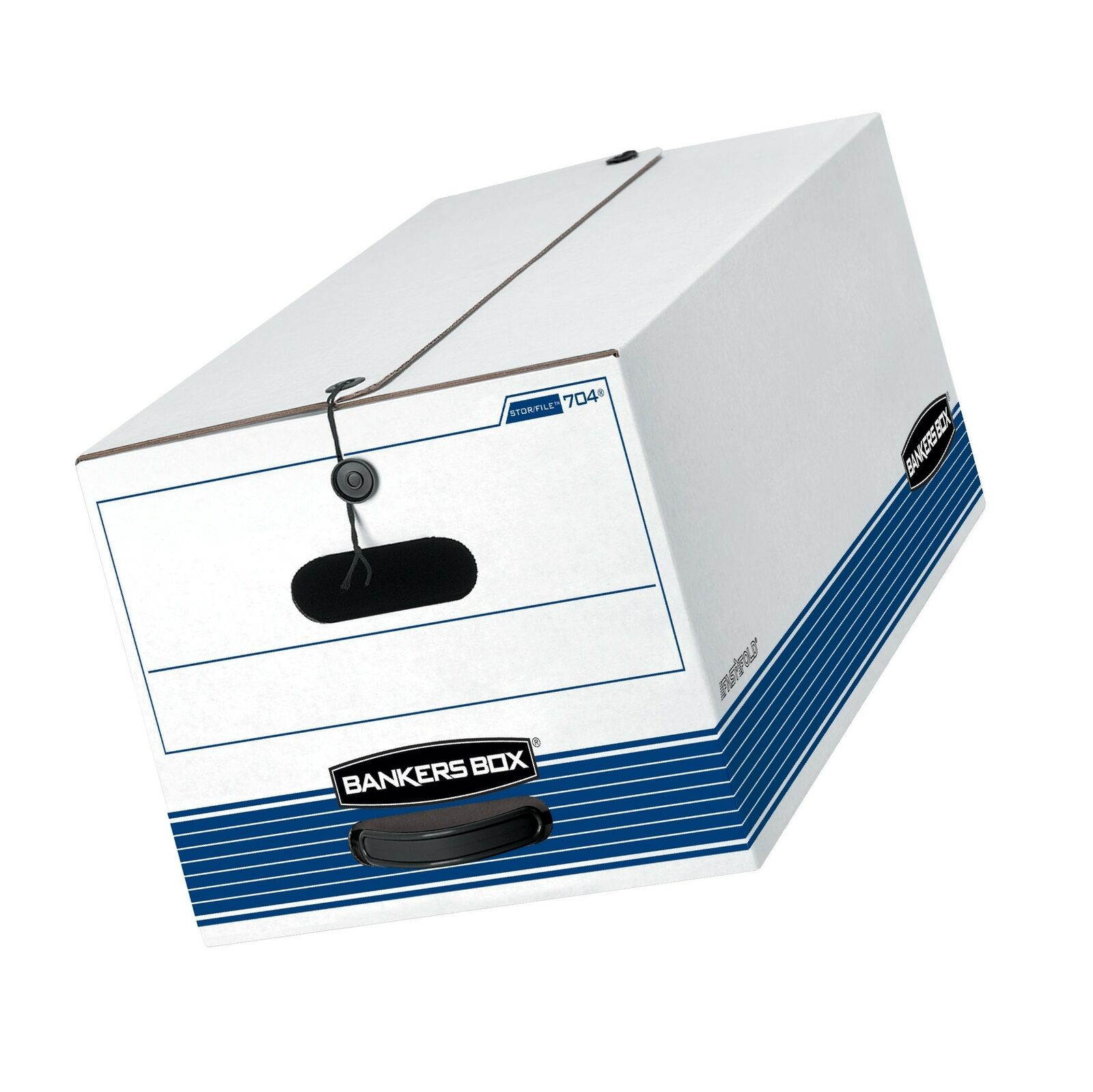 Bankers Box STOR/File Medium Duty Storage Boxes, FastFold, String and Button,...