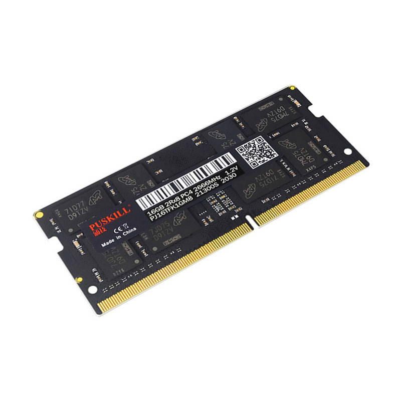 PUSKILL DDR3 1600MHz SODIMM RAM PC3-12800 4G 1.35V CL11 204 Pin Support ECC Unbuffered Laptop Memory Notebook RAM Module for Mac Intel and AMD System