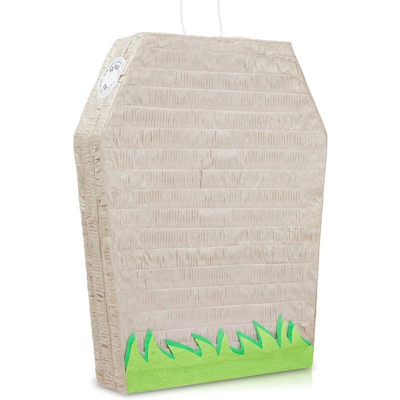 Spooky Central Small Tombstone Graveyard Pinata for Halloween Party (16.5 x 13 x 3 In)