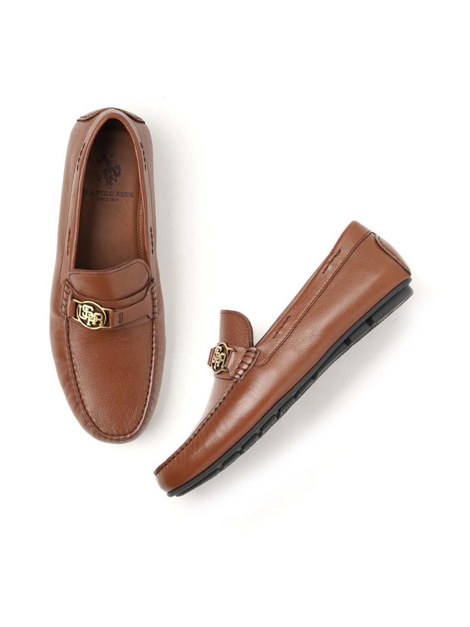 U.S. Polo Assn. Men's MARTIA 4.0 Brown Casual Loafers