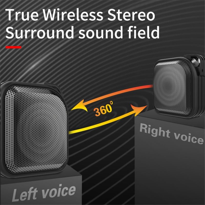 Cyboris X1 IPX7 Waterproof Speaker 15W Wireless BT4.2 Soundbox True Wireless Stereo Speaker Outdoor Sports Dust-proof Super Bass Multi- mode Speaker