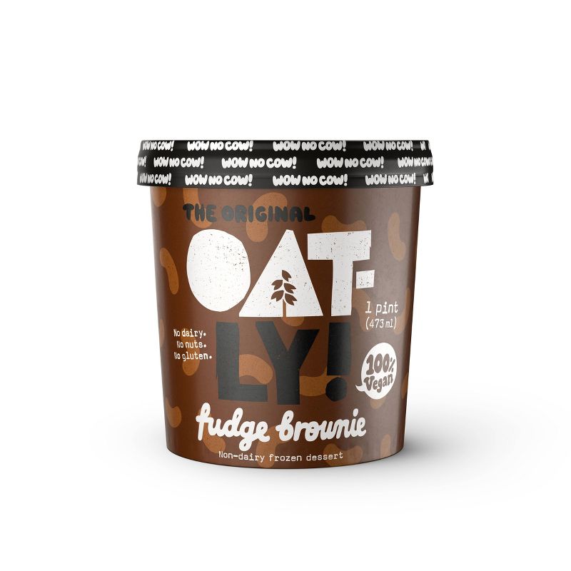 Oatly! Chocolate Fudge Brownie Non-Dairy Frozen Dessert - 16oz