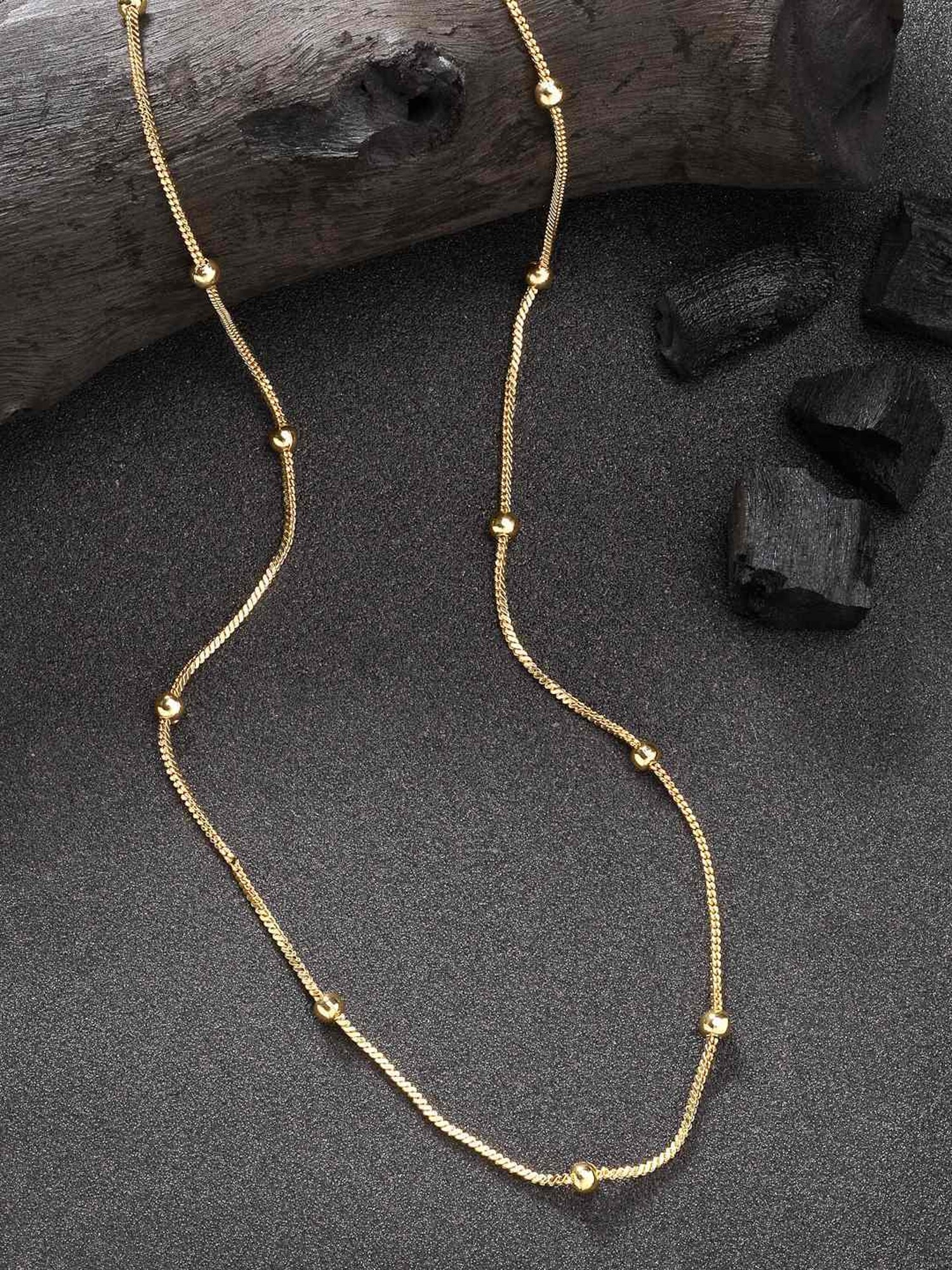 NVR Women's Gold-Plated Minimal Chain