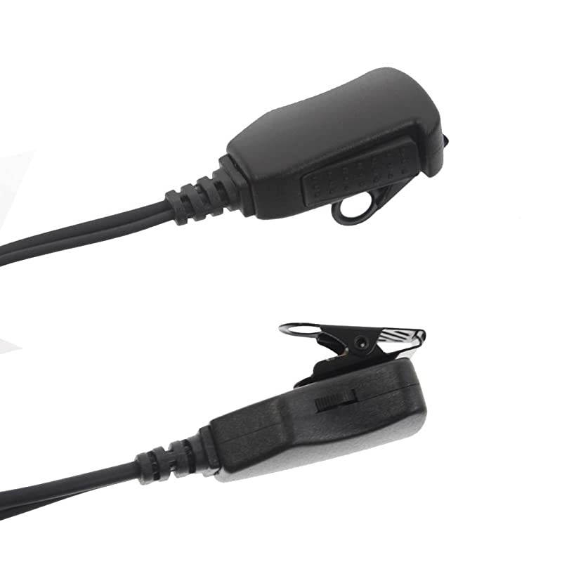 35mm 1 Pin Air Covert Acoustic Tube Adjustable Volume Earpiece Headset for Walkie Talkie Yaesu VX3R FT10R VX17 VX130 VX300 VX354