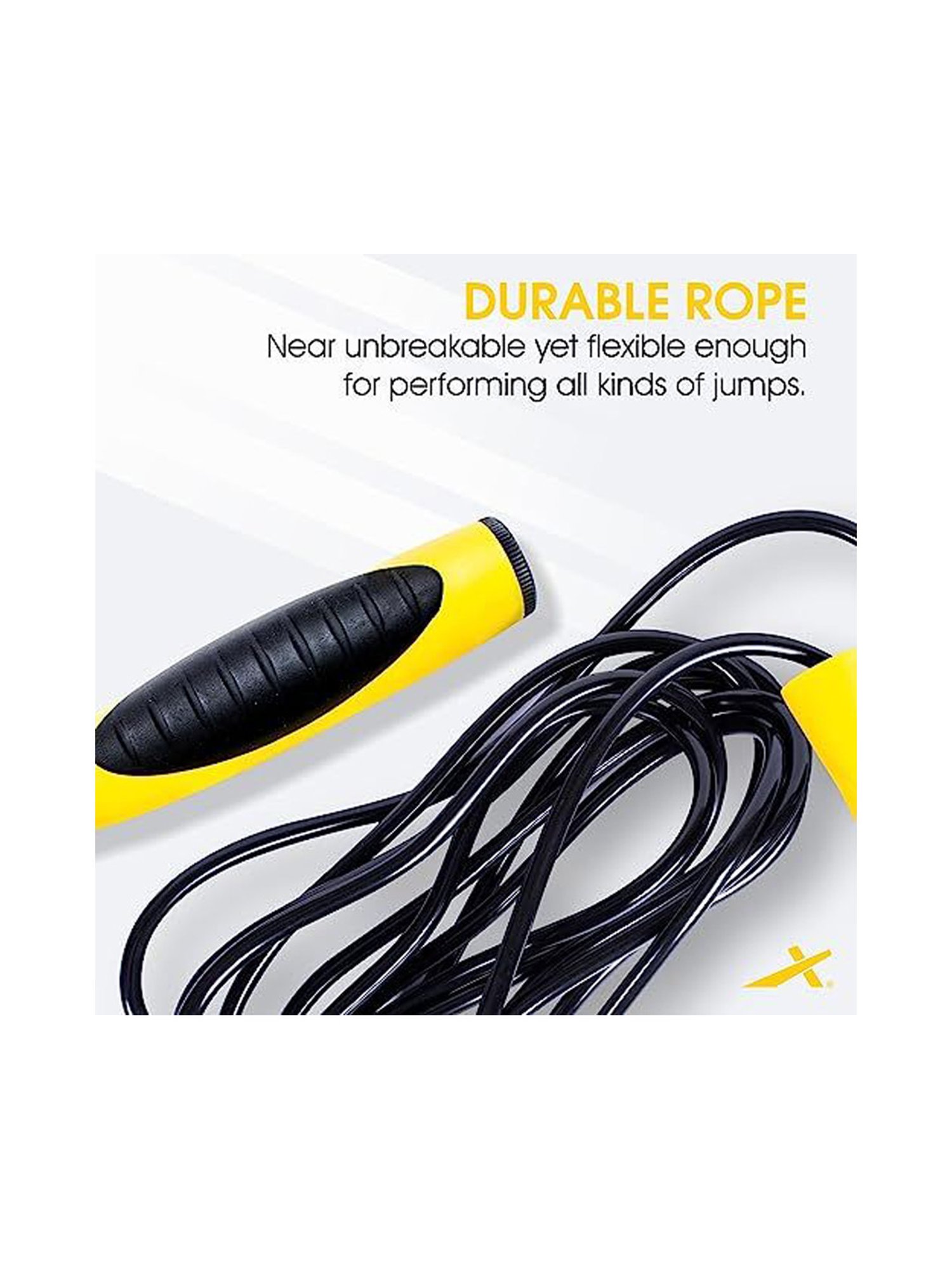 Vector X IR-97132 Skipping Rope (Yellow) Size - 300cm