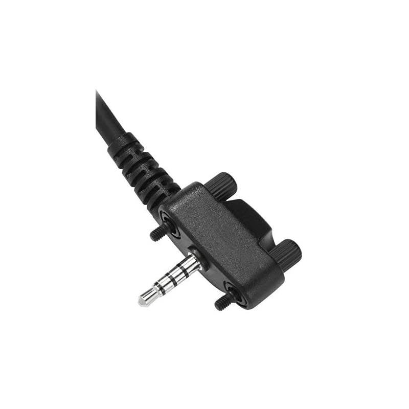 Mic with Reinforced Cable for Motorola Vertex Radios VX210 VX410 VX231 VX261 VX264 VX351 VX354 VX451 VX454 VX459 EVX531 EVX534 539 35mm Audio Jack Heavy Duty Shoulder Microphone