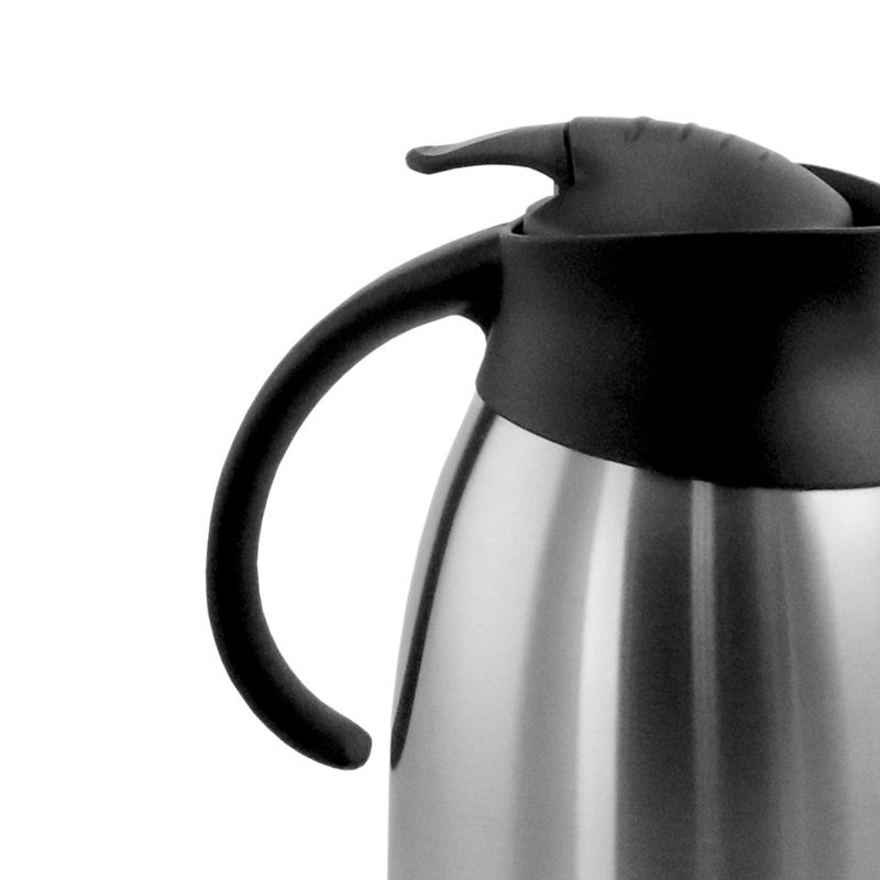 MegaChef 2L Stainless Steel Thermal Beverage Carafe for Coffee and Tea