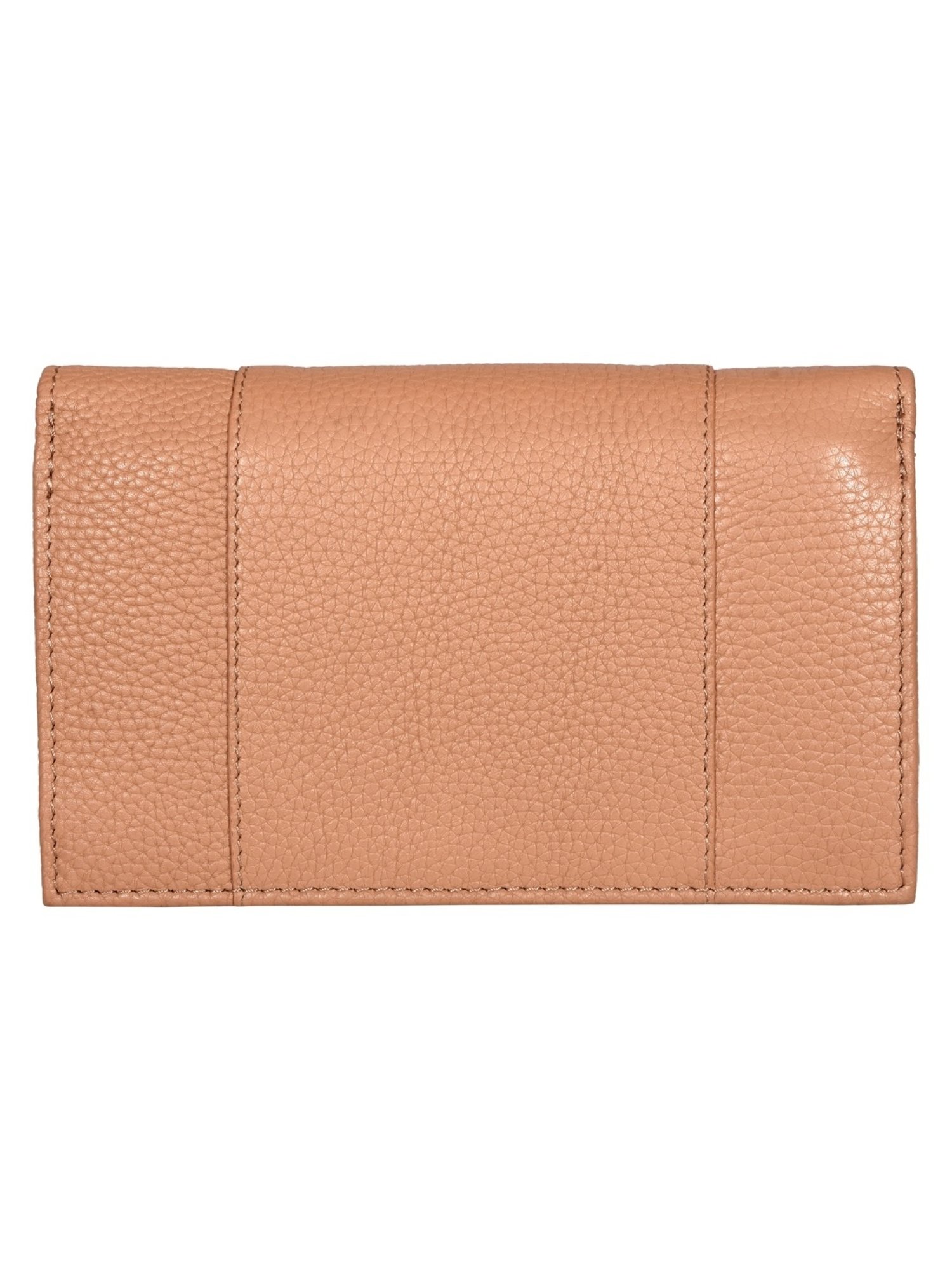 SASSORA EBONY Beige Leather Wallet