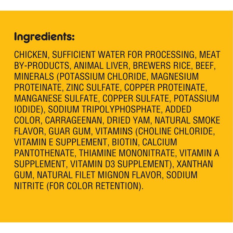 Pedigree Chopped Ground Dinner Wet Dog Food Filet Mignon Flavor - 13.2oz