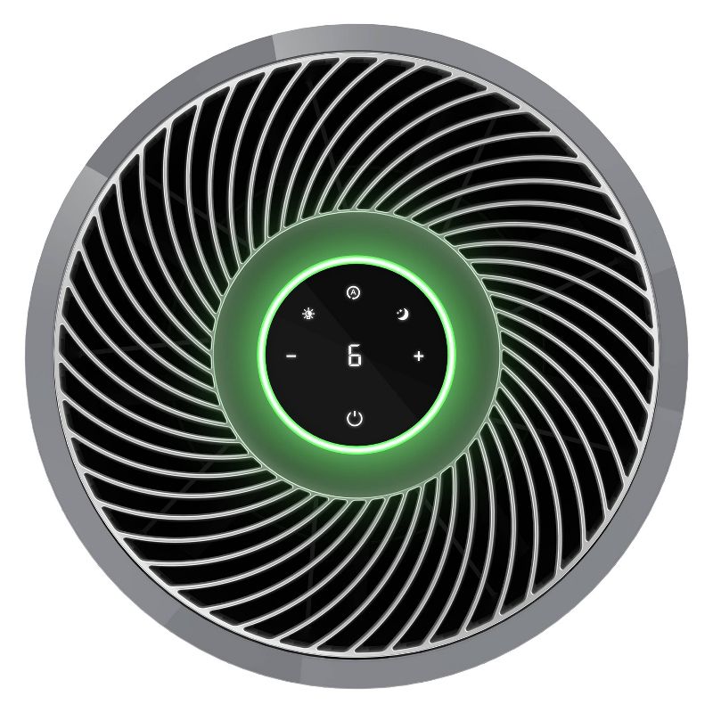 Sharper Image Purify 9 Air Purifier Light Gray