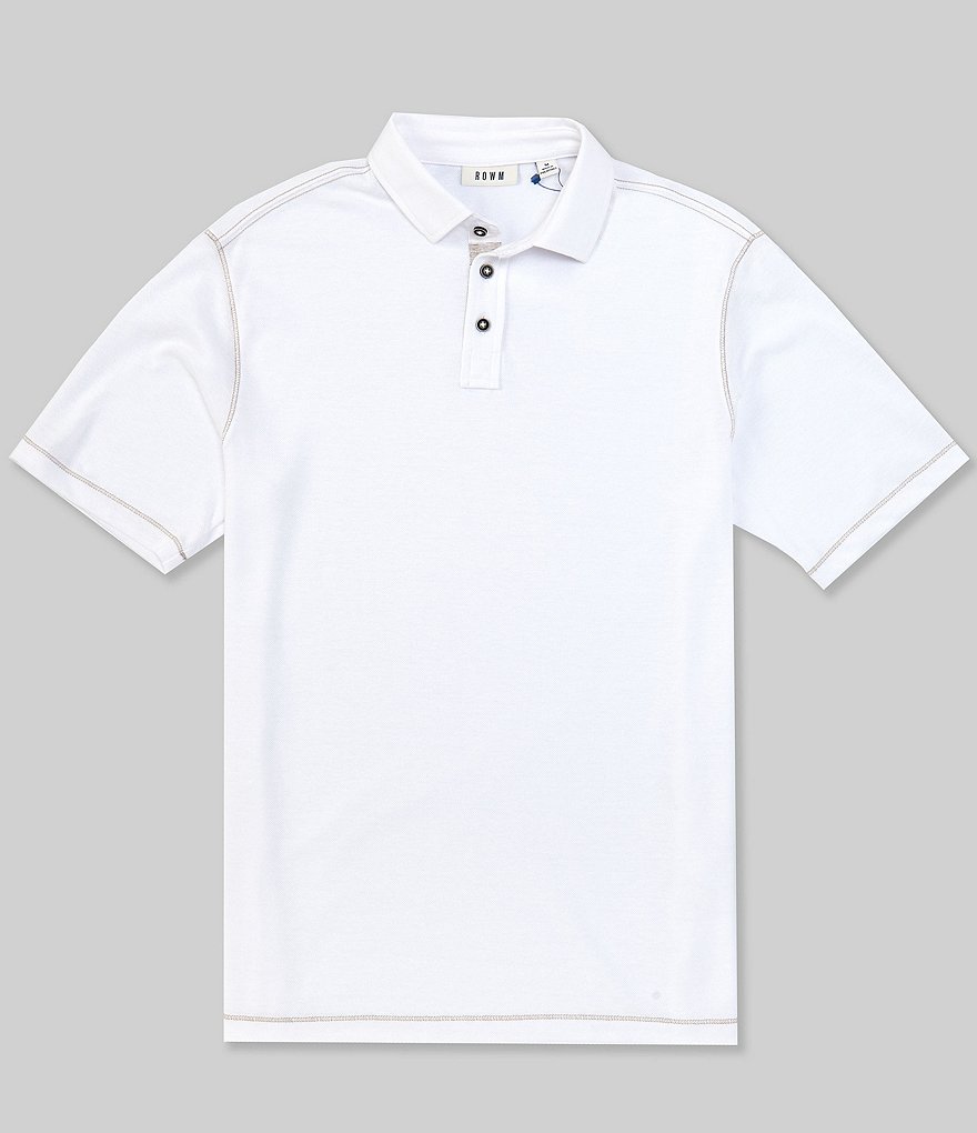Rowm Short Sleeve Pique Solid Polo