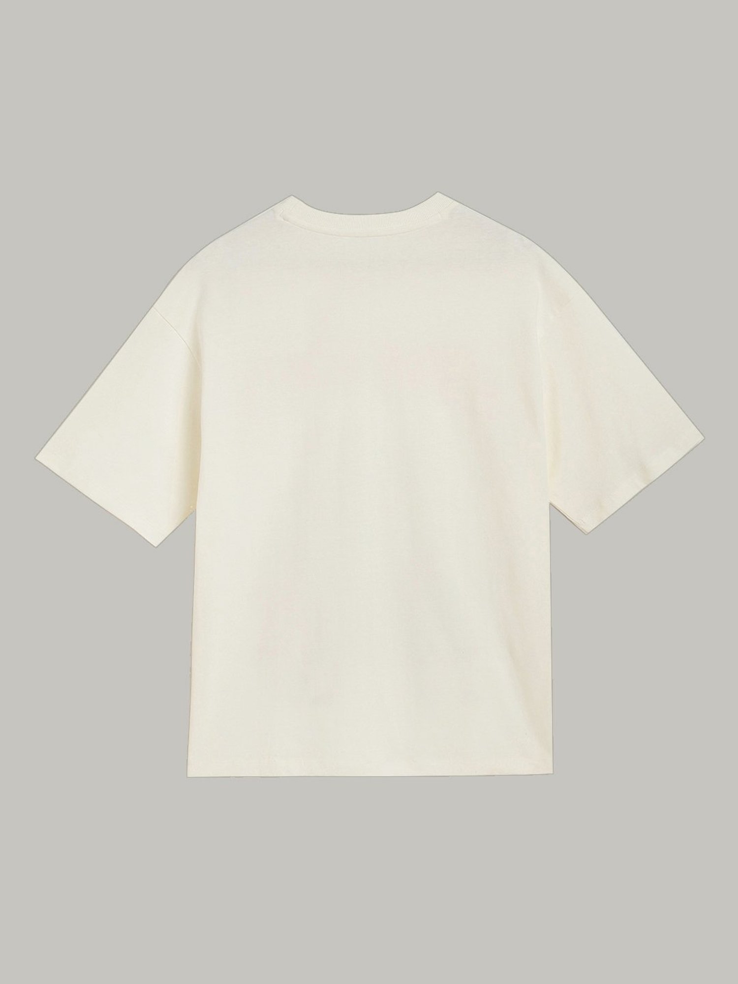 Free Authority Cream & Black Regular Fit Printed T-Shirt & Shorts Set