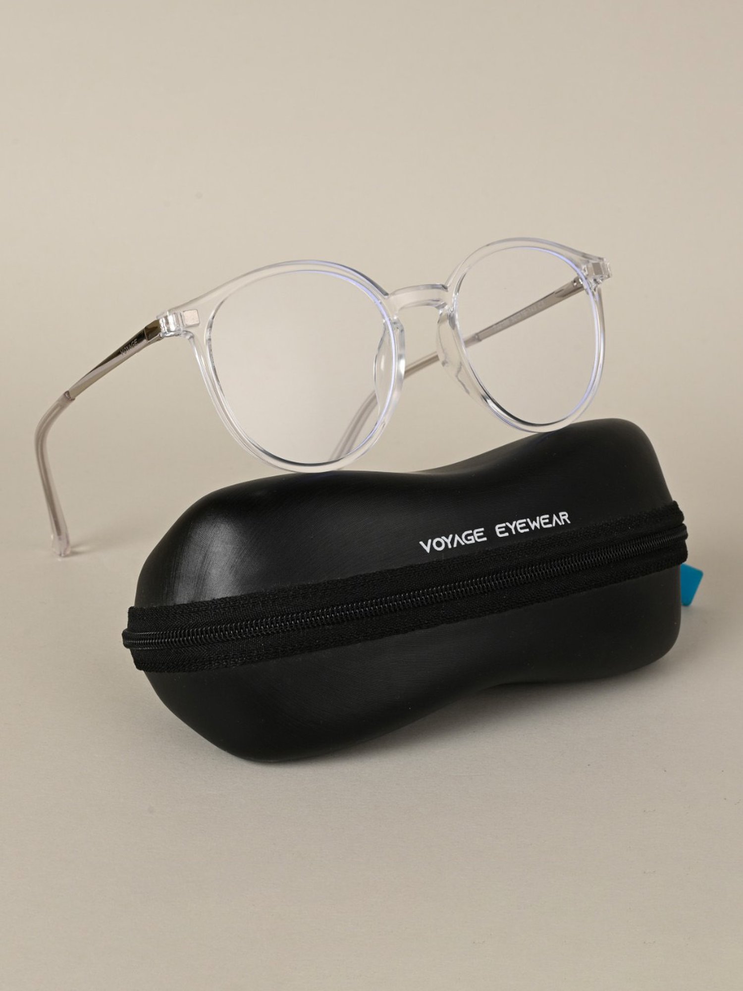 Voyage Clear Wayfarer UV Protection Unisex Sunglasses