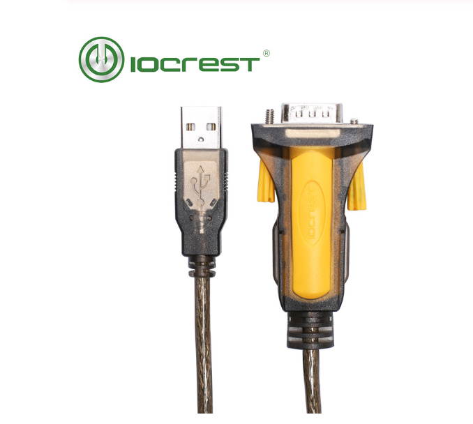 USB to RS232 DB9 Serial Cable Male A Converter Adapter with PL2303 Chipset for Windows 10