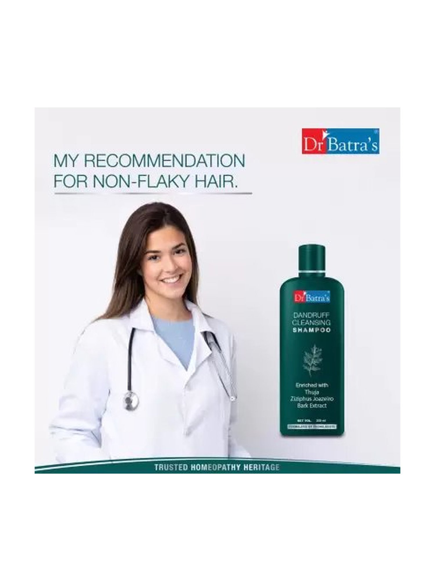 Dr. Batra's Dandruff Cleansing Shampoo (Pack of 3)