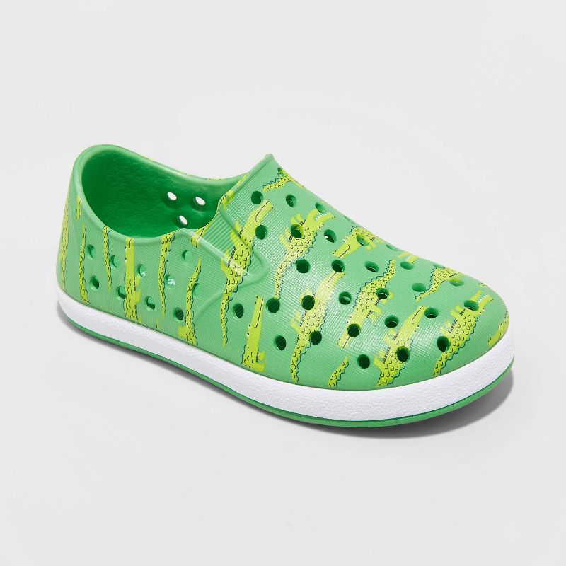 Toddler's Jese Alligator Blown EVA Slip-On Shoes - Cat & Jack™ Green 12