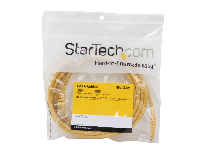 StarTech.com C6PATCH20WH 20 ft. Cat.6 Patch Cable