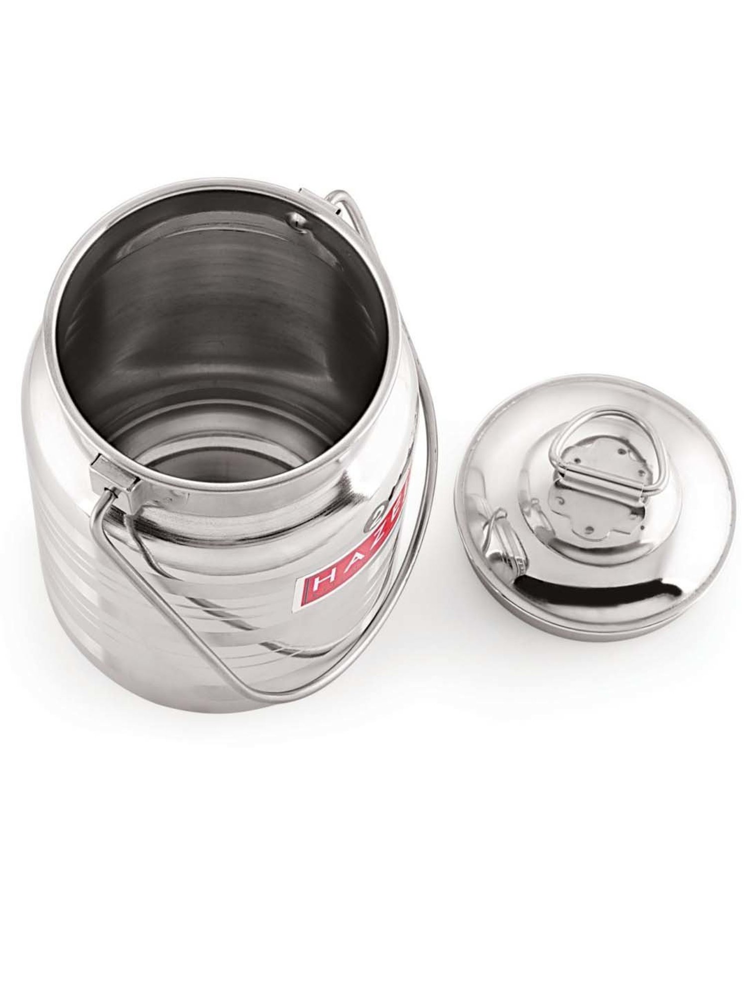 HAZEL Silver Stainless Steel Designer Barani Multipurpose Container (1 L)