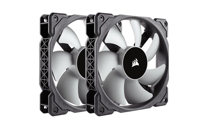 Corsair Air ML120 Cooling Fan - 120 mm - 75 CFM - 37 dB(A) Noise - Magnetic Levitation - 4-pin PWM