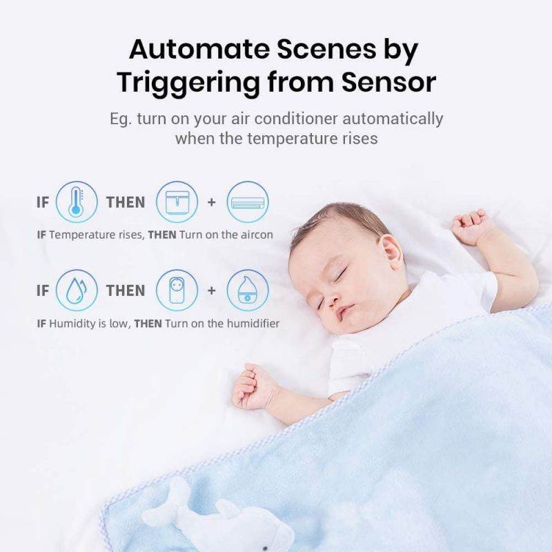 BroadLink RM4 pro Smart Remote and Sensor Cable Set RM4 pro S, Universal IR RF Remote Control Hub with Temperature Humidity Monitor USB Cable, Works with Alexa, Google Home, IFTTT