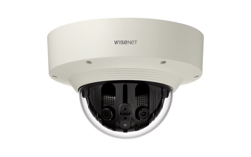 Hanwha Techwin WiseNet PNM-9030V 15 Megapixel Network Camera - Motion JPEG, H.264, H.265 - 7744 x 1936 - CMOS - Pipe Mount, Pole Mount, Wall Mount