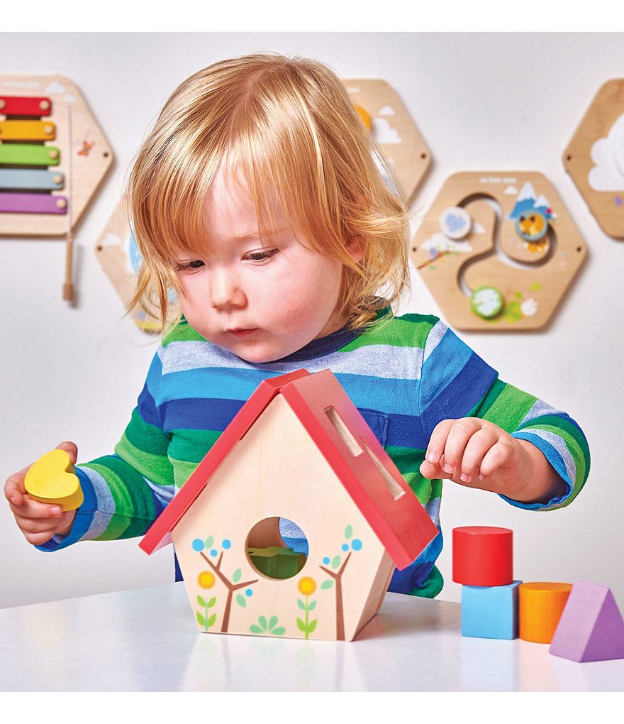 Le Toy Van Petilou Bird House Shape Sorter