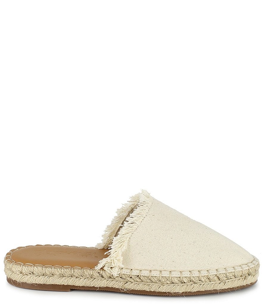 Splendid Jaime Fray Edge Canvas Espadrille Mules