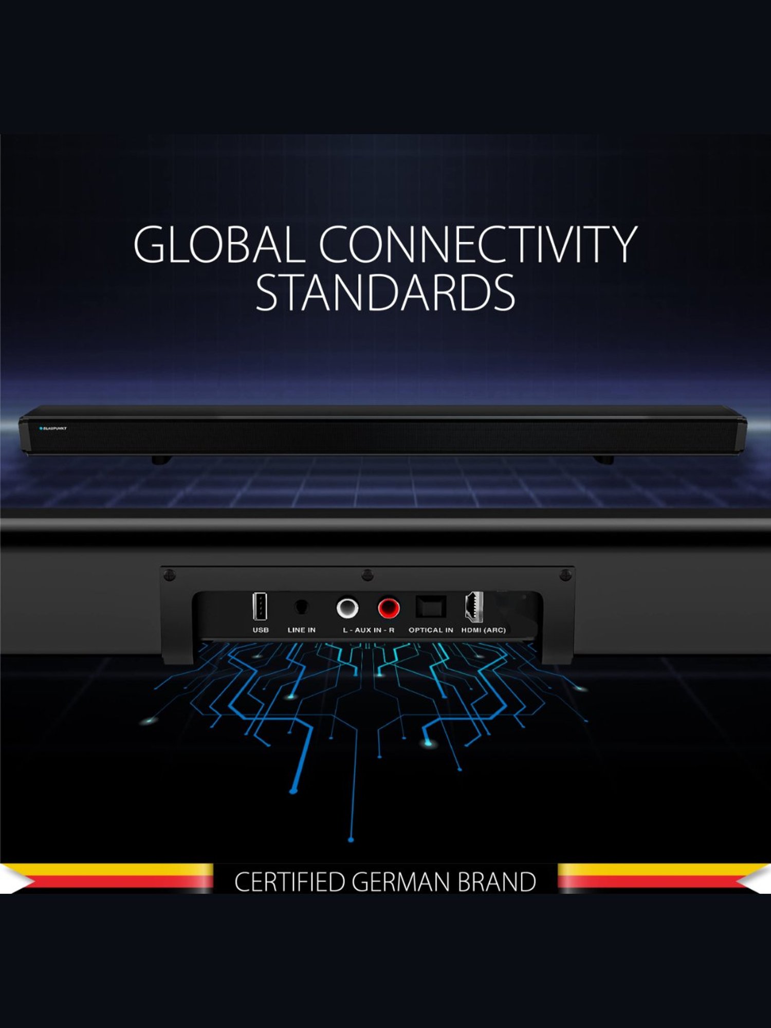 Portronics Decibel 24 | 10W Bluetooth Soundbar Speaker With In Built Mic (Black)