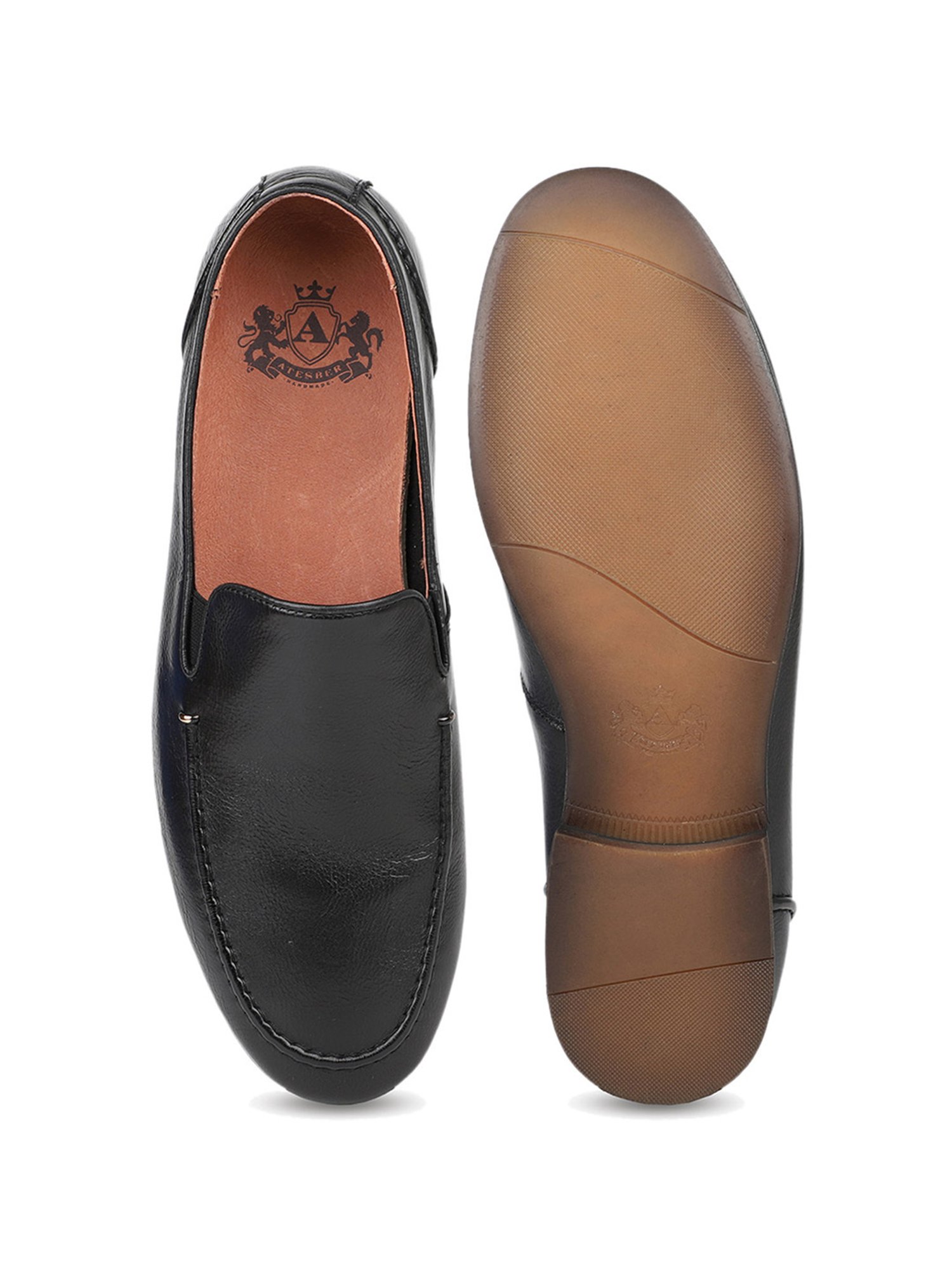 Atesber by Inc.5 Men's Black Formal Loafers