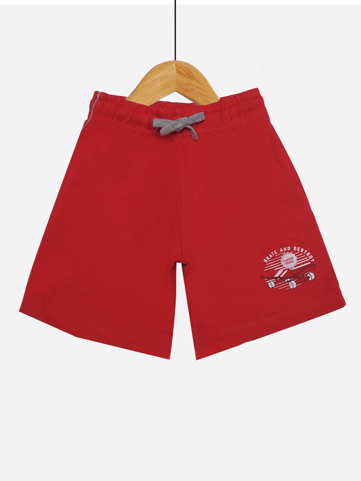 Dollar Boys Assorted Solid Bermuda (Pack Of 5)