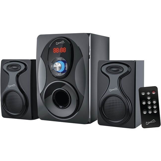 Supersonic SC-1129BT Bluetooth Multimedia Speaker System with Remote Control