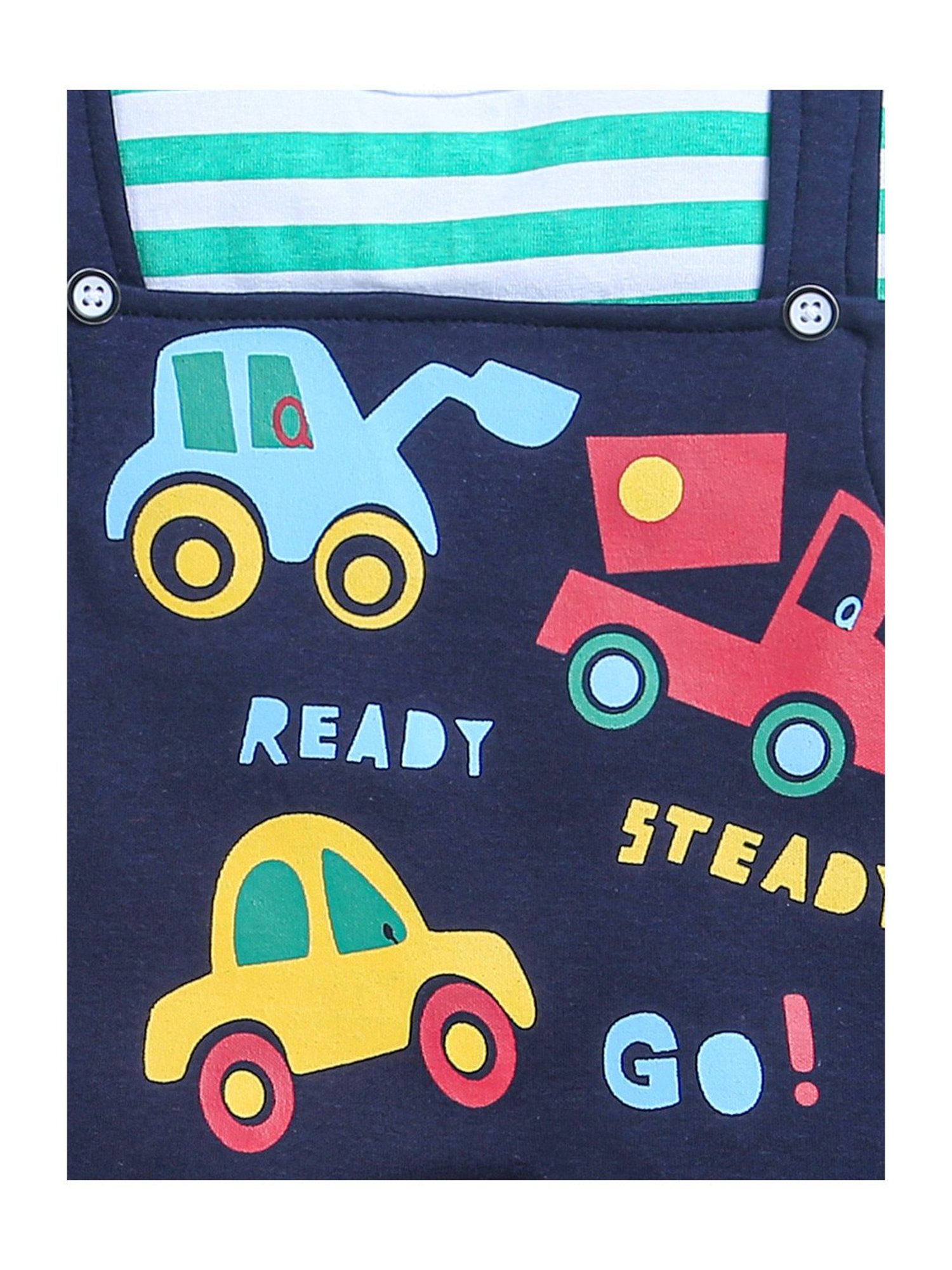 Berrytree Organic Kids Black Cotton Animals Print Rompers