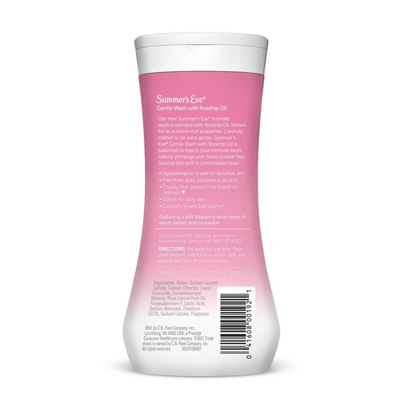 Summer's Eve Gentle Wash with Rosehip Oil - 12 fl oz