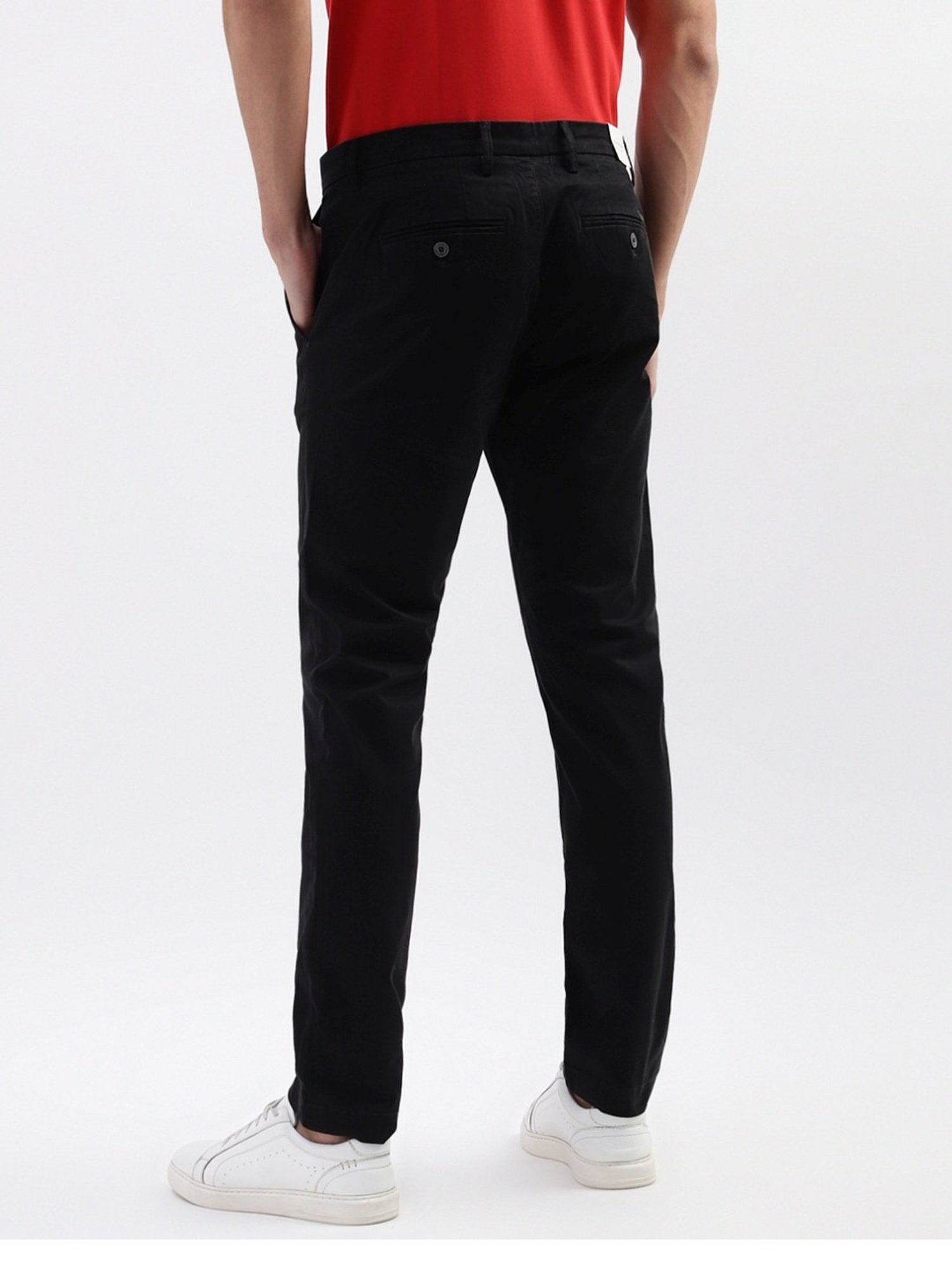 Bruun & Stengade Black Slim Fit Chinos