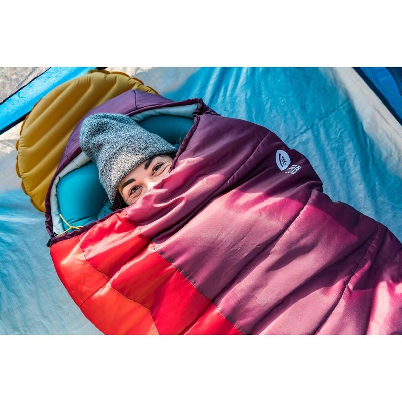 Sierra Designs Eldora 20 Degree Fahrenheit Mummy Sleeping Bag - Red