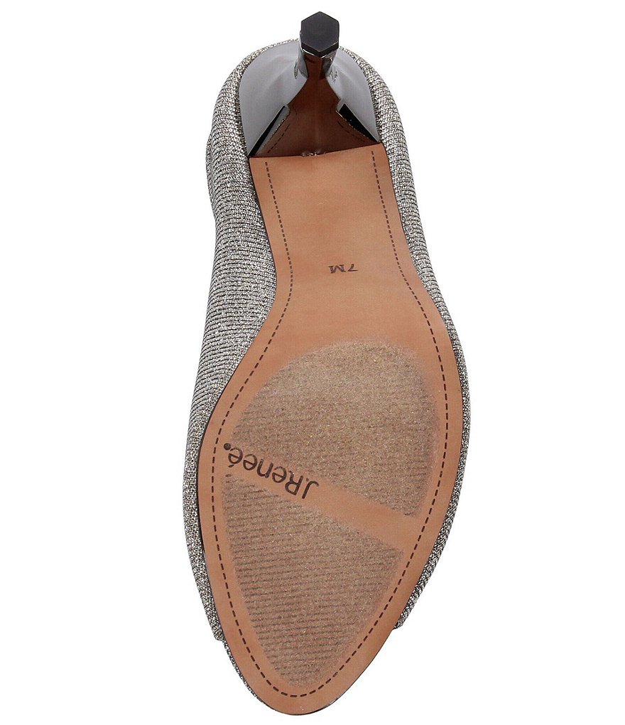 J. Renee Emilia Dance Glitter Fabric Ornament Detail Dress Mules