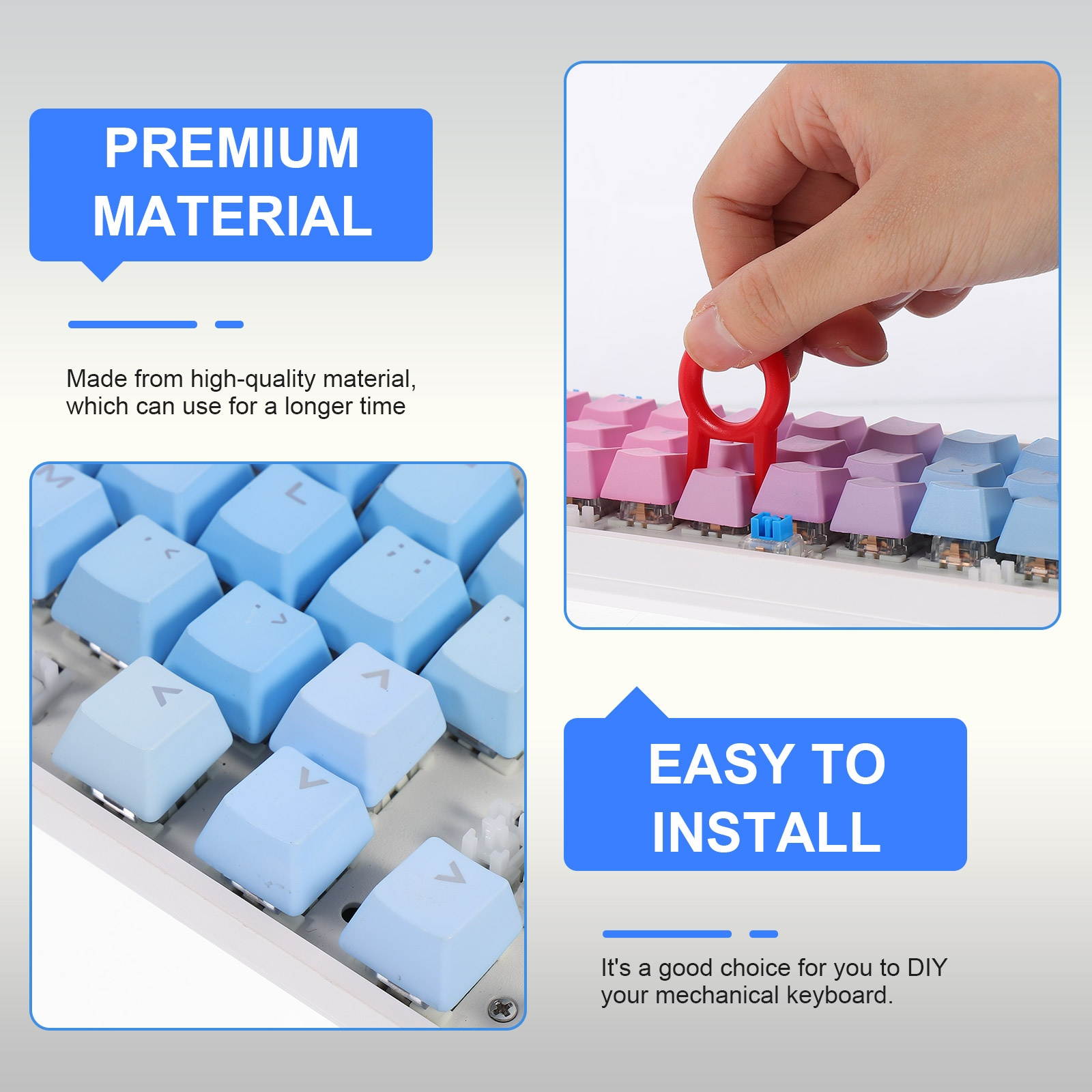 1 set of Keycaps Mechanical Keyboard Switches Keycaps Keyboard Accessories