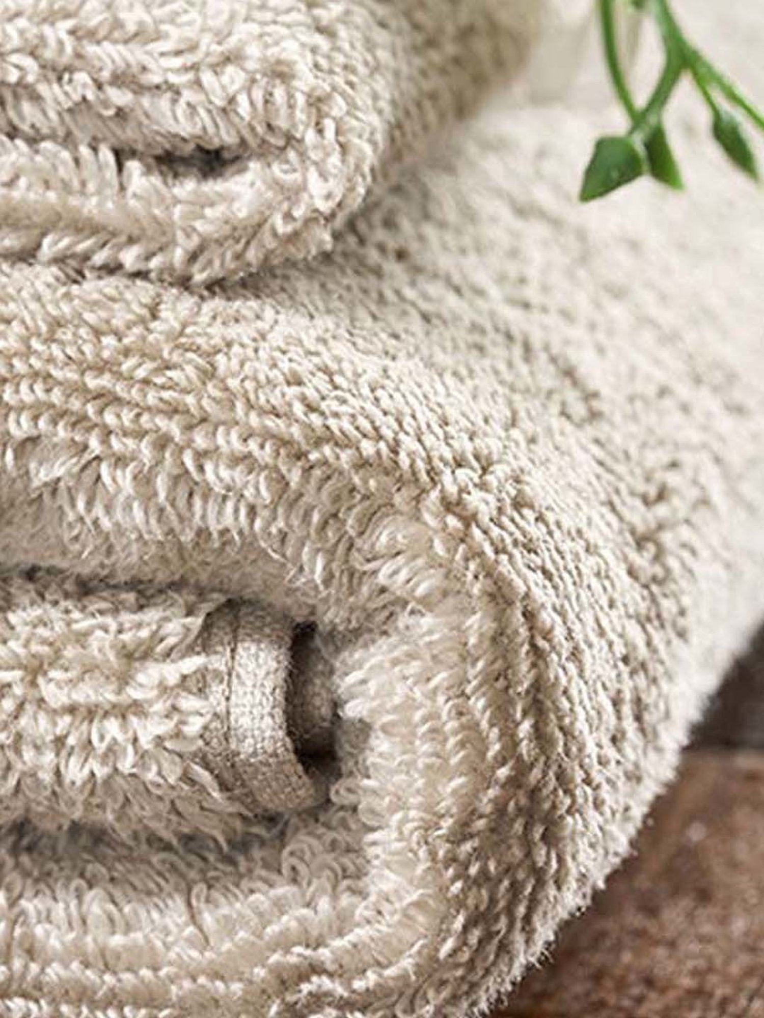 DDECOR Live Beautiful Light Grey Cotton 625 GSM Hand Towel - Set of 1