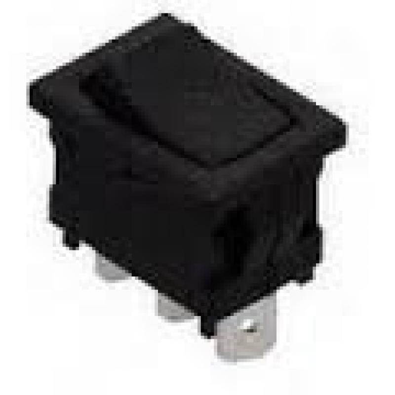 GC Electronics 35-615 Rocker Switch, SPDT, On-On, 4A 125VAC / 2A 250VAC, .508 x .756 Mounting Hole