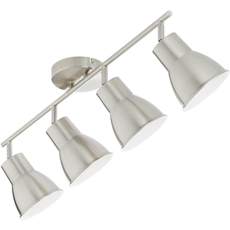 Pro Track Brushed Steel 27.5" Wide LED Track Kit Fixture