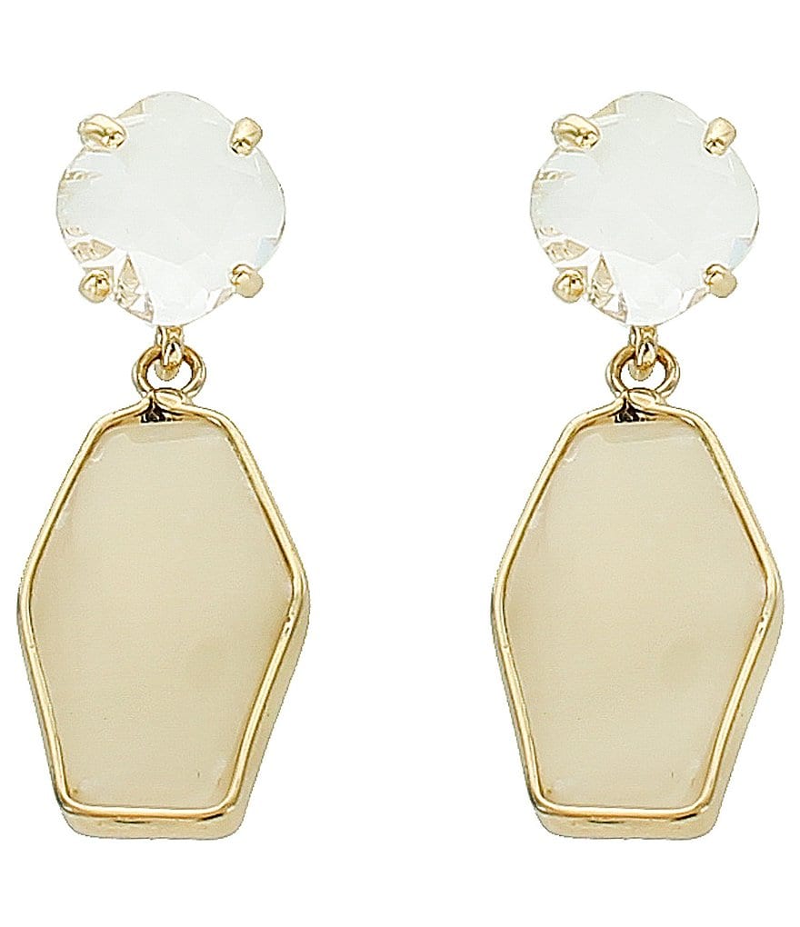 Panacea Prong Crystal and Stone Earrings